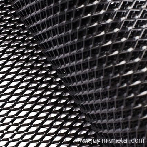 Car Grill Mesh 6x12mm Rhombic Hole Black